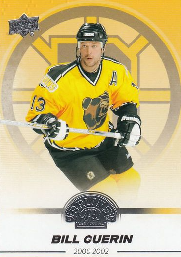 řadová karta BILL GUERIN 23-24 UD Boston Bruins Centennial číslo 28